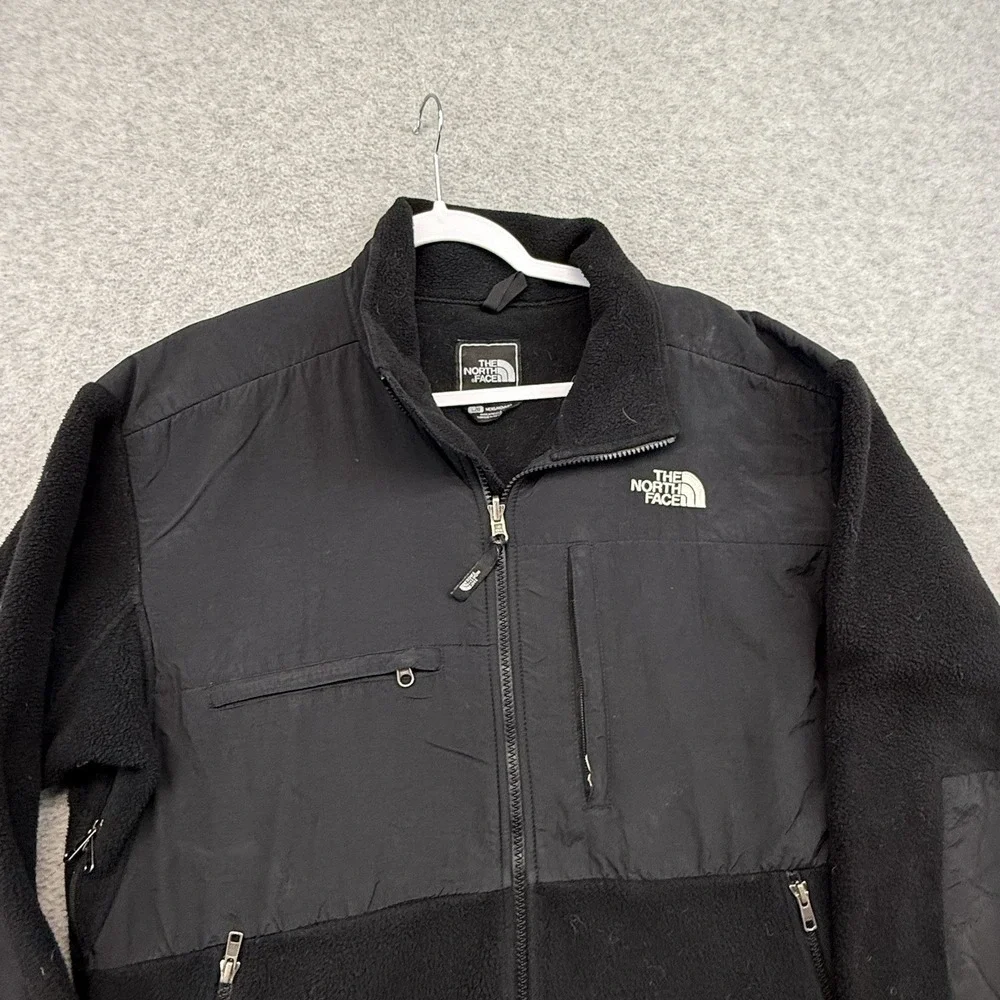 The North Face Denali Fleece Jacket Men L Polartec Black Full Zip Outdoor Hiking